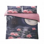 The Chateau by Angel Strawbridge Moonlit Lily Garden Dusk Duvet Cover Sets